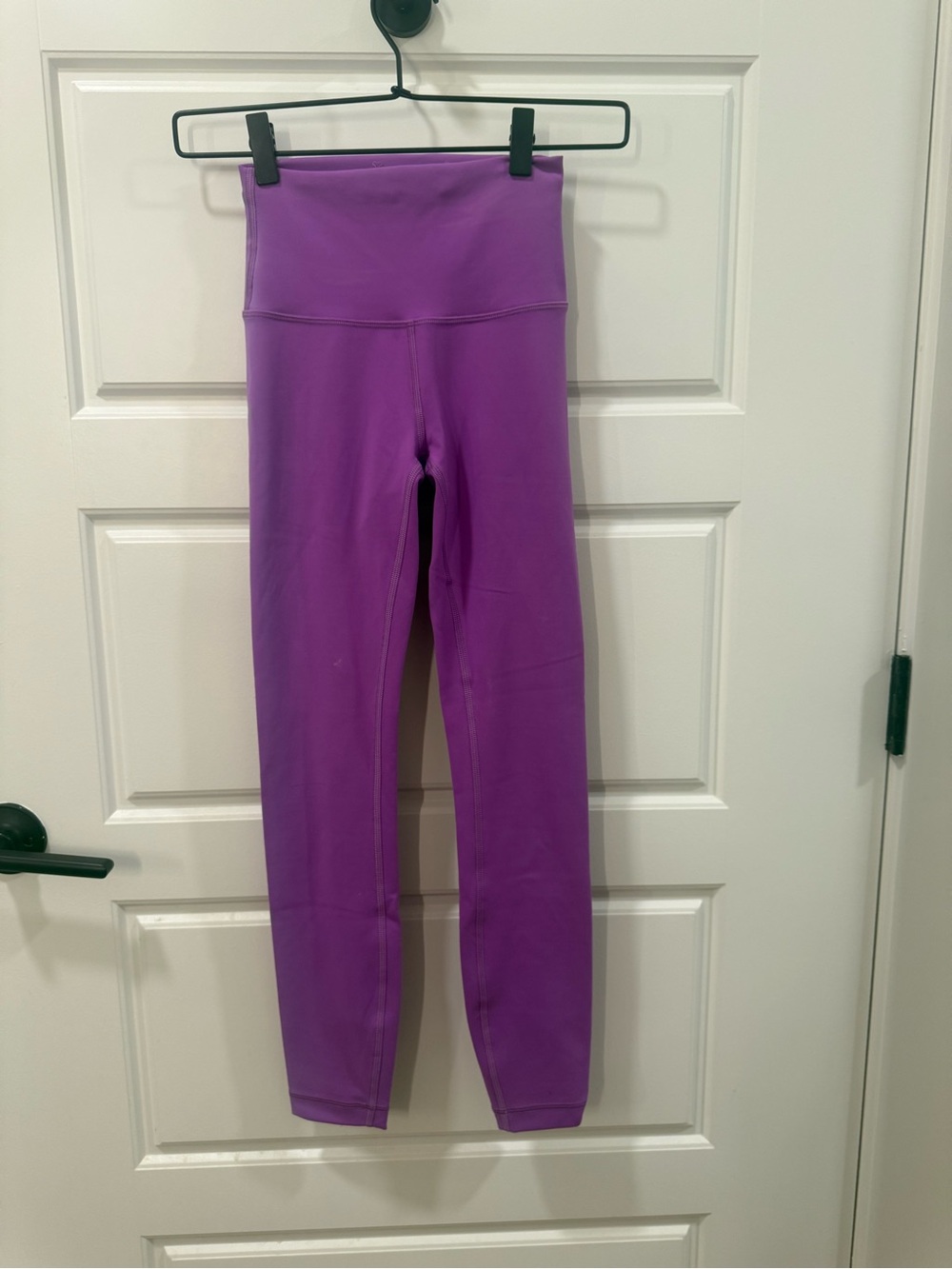 Lululemon Purple High-Waist Adjustable Leggings